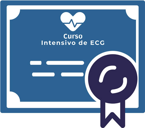 Imagem do certificado do Curso Intensivo de ECG